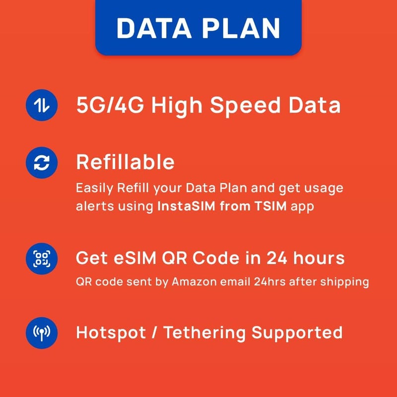 TSIM Vietnam eSIM | 20GB Super Saver Refillable Plan! QR Code Sent via Email in 24Hrs - Scan & Use Immediately | Auto Activating 30 Day Validity | Hotspot Allowed | Data-Only No Phone Number - Image 2